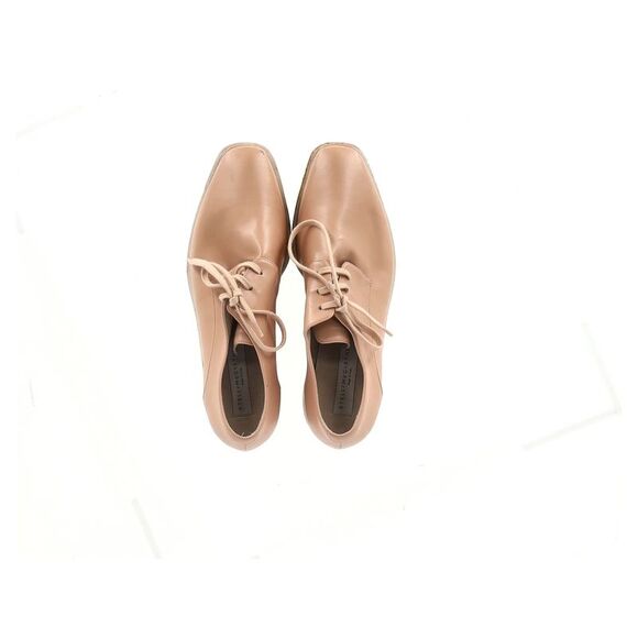 Stella Mccartney Elyse Lace-Up Platform Shoes in Nude Leather - Picture 10 of 12
